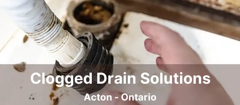  Clogged Drain Solutions Acton - Ontario