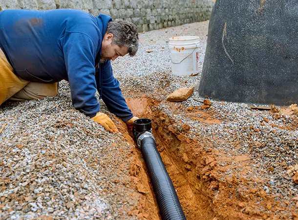 Sewer Pipe Burst Replacement in Acton, Ontario