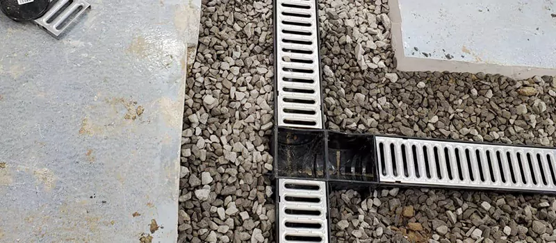 Storm Water Trench Drain Repair in Acton, ON